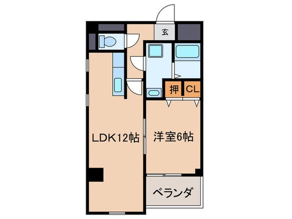 ル－セント山内の物件間取画像